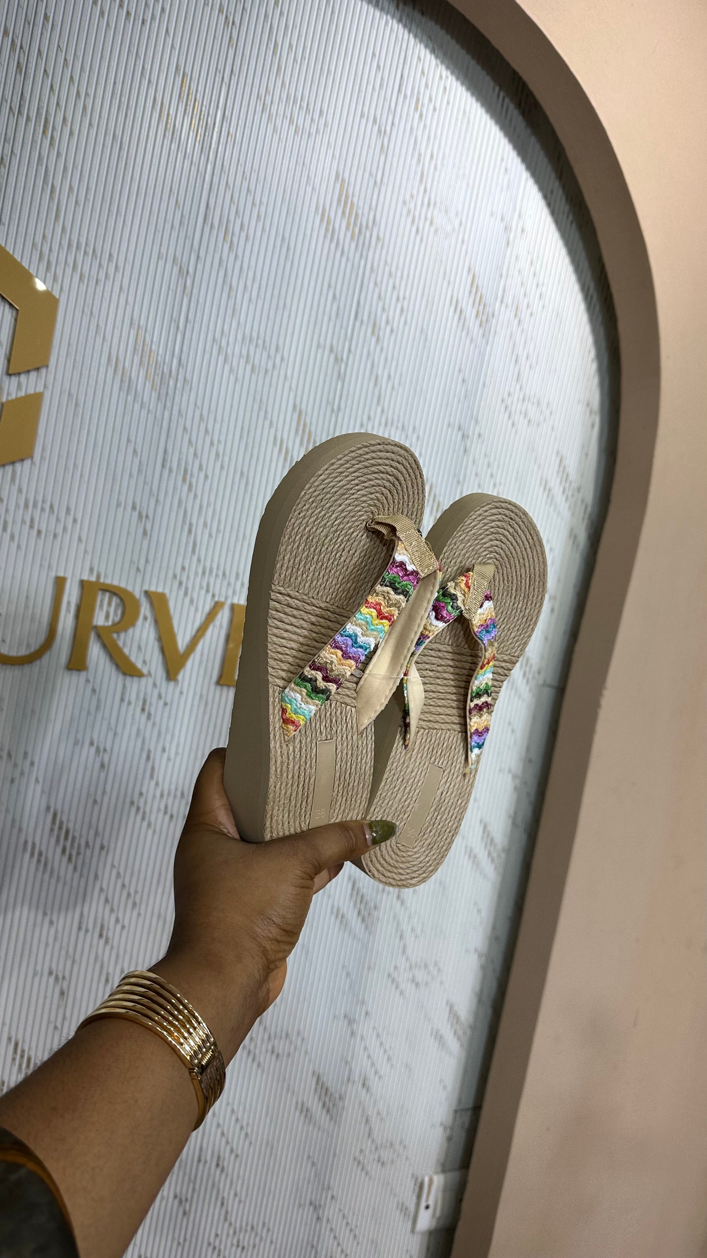 Platform Luxe Beach Slippers