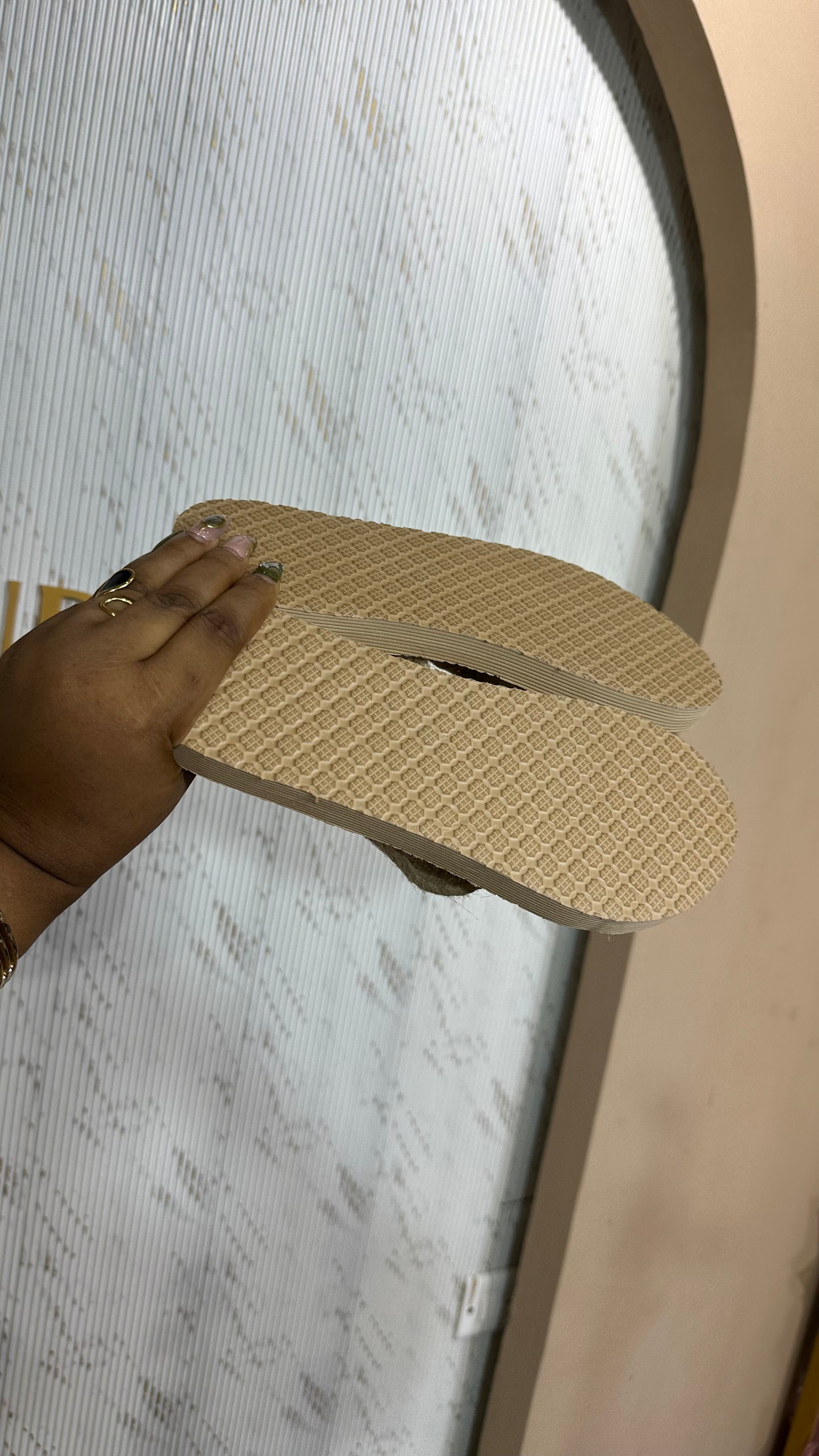 His & Hers Luxe Beach Clear Slippers