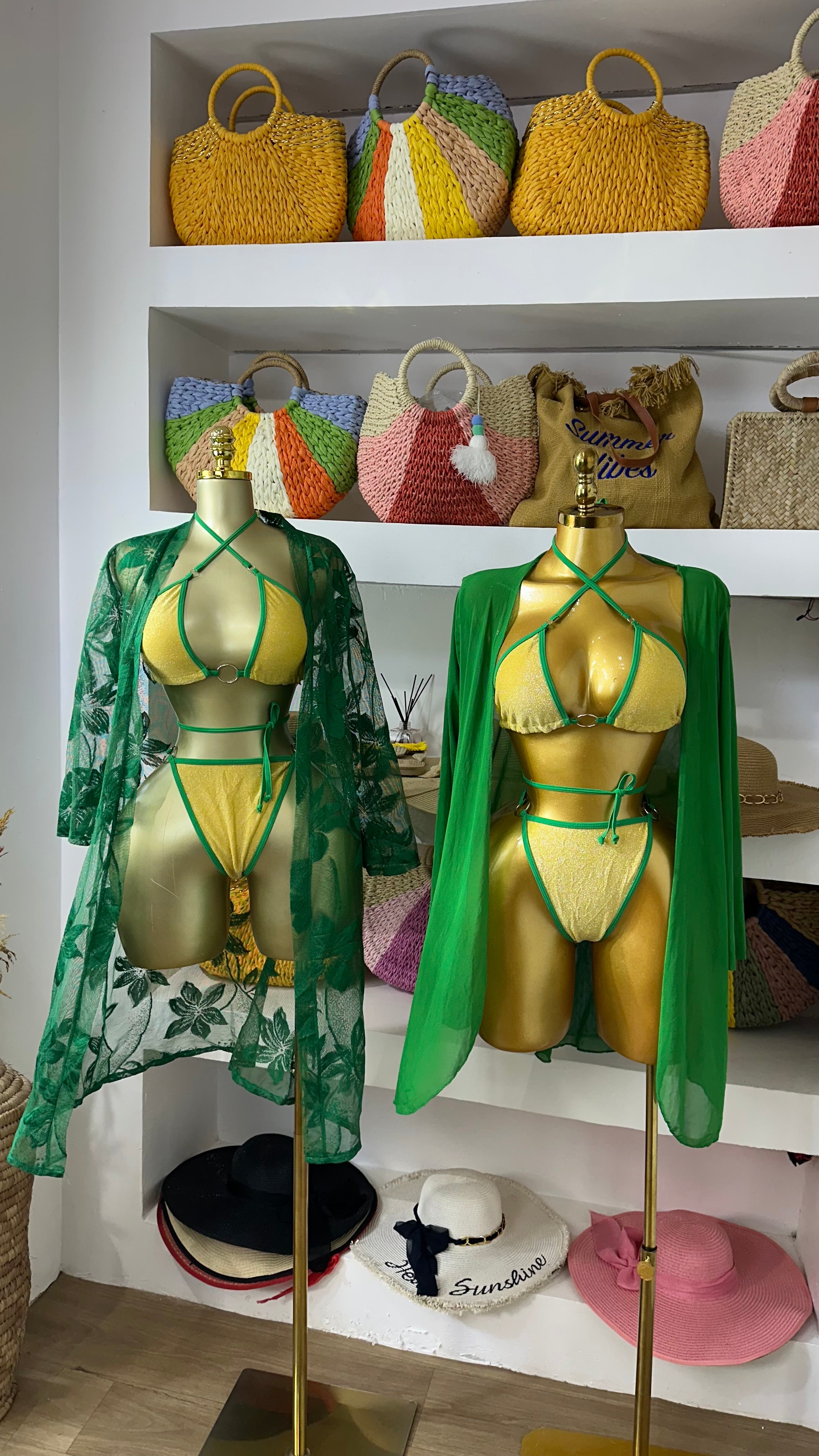 Highly stylish kimono bikini set