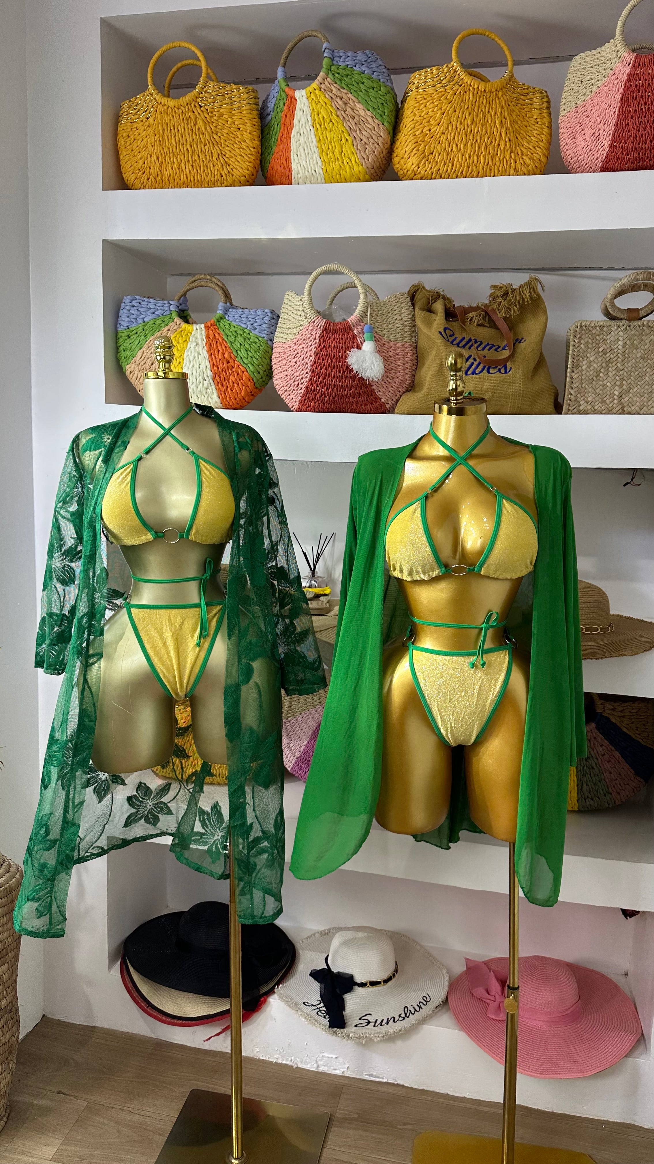Highly stylish kimono bikini set