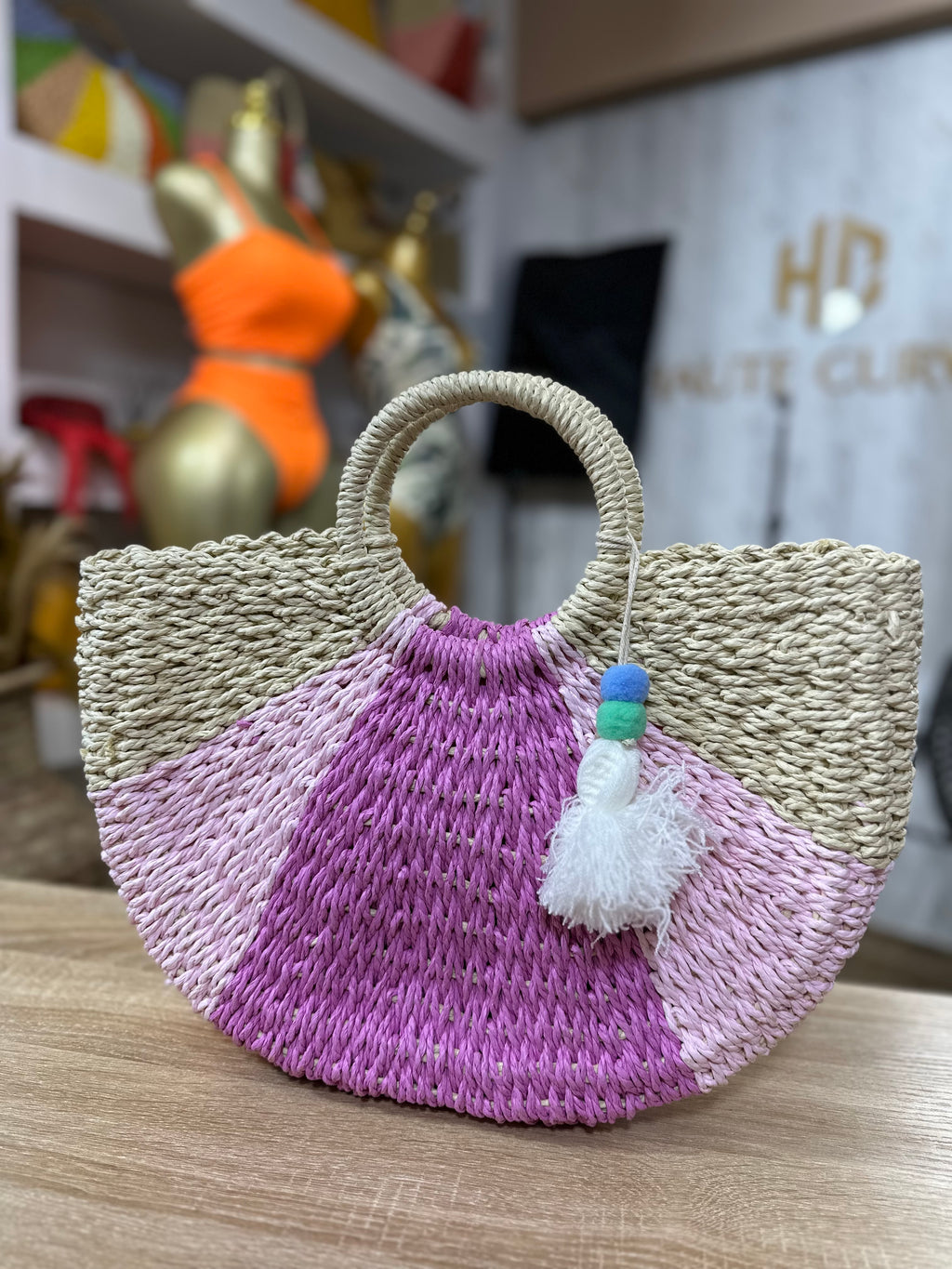 Riviera’s Rose Beach Bag