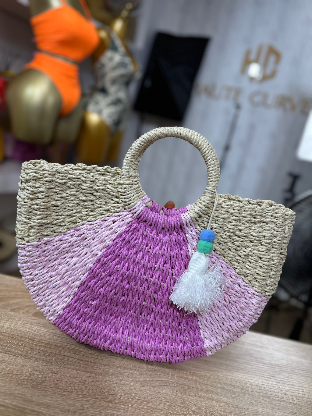 Riviera’s Rose Beach Bag