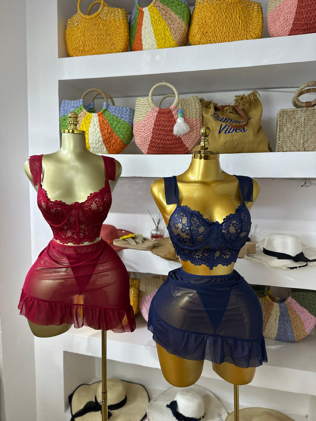 Riviera’s Amour Mesh Skirt Set