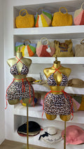Leopard Print 3 Piece Bikini Set