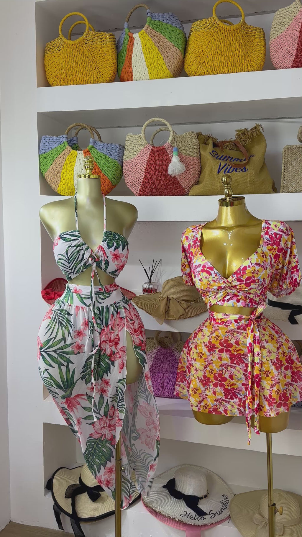 Riviera’s Floral Skirt Set